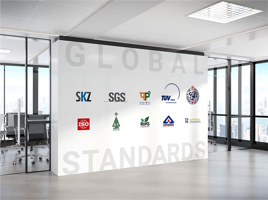 Certificates Wall with Logos